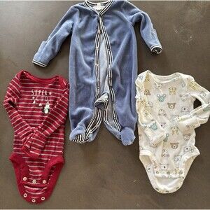 Starting Out Baby Boy Jumpsuit warm with feet Cotton Preppy size NB gift bundle